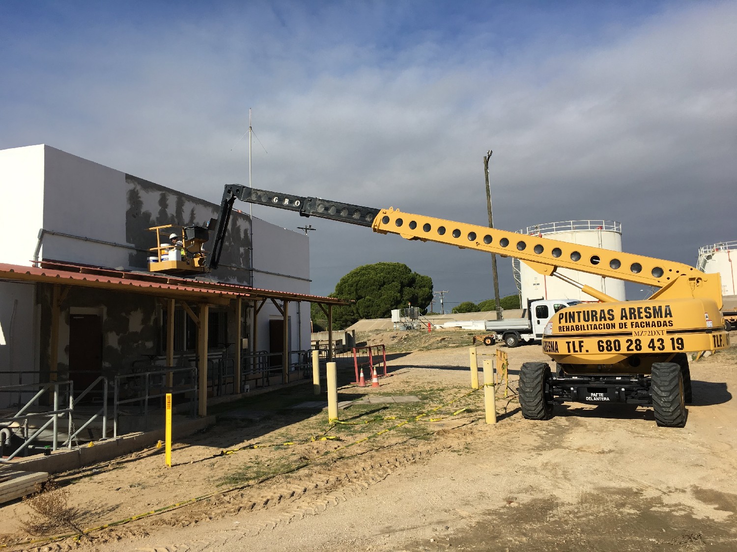 Rehabilitación del edificio 612 de la Base Naval de Rota. Diciembre 2017.