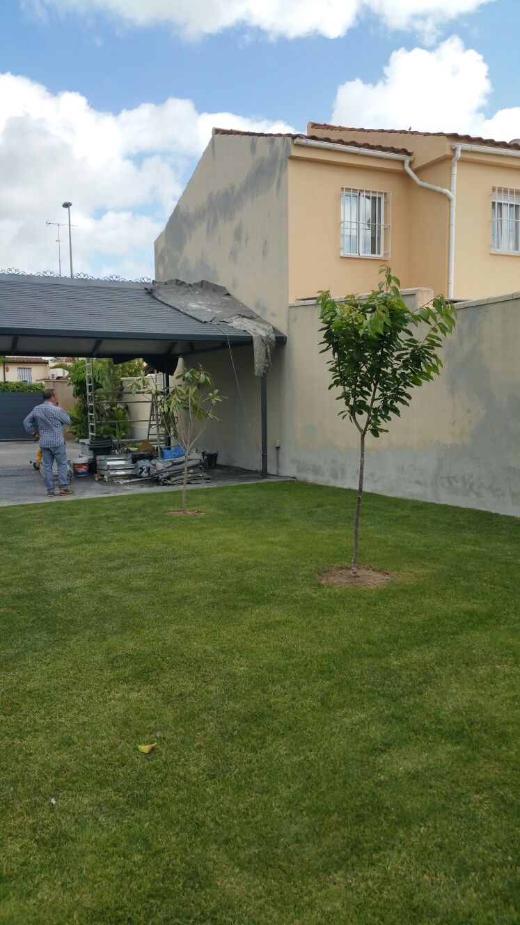 Restauración de fachada vivienda en Jerez