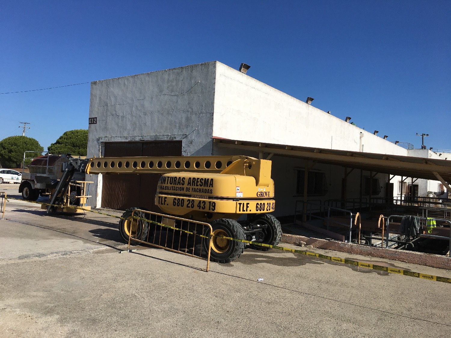 Rehabilitación de fachada, estructuras y fosos del edificio 612 de la Base Naval de Rota