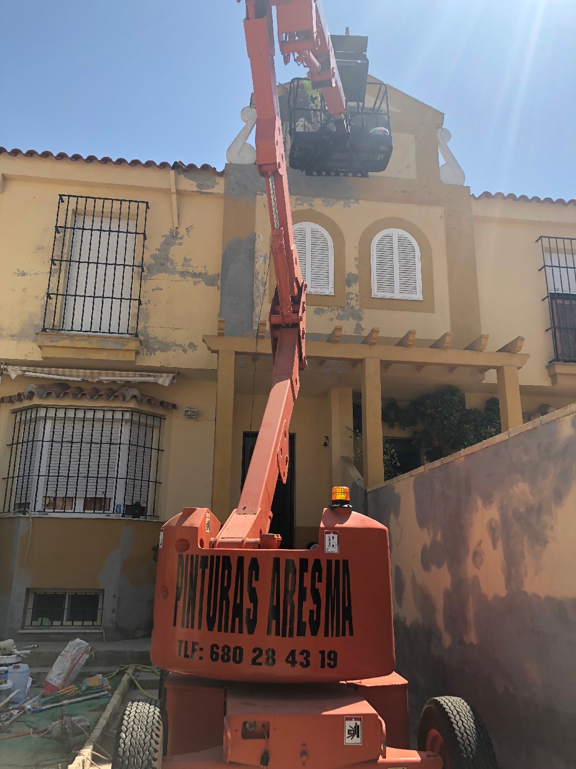 Rehabilitación de fachada de unifamiliar